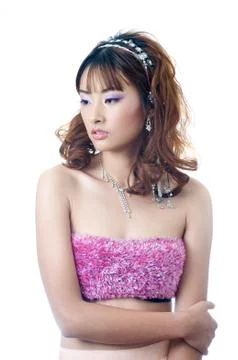 Beautiful chinese model Foto stock