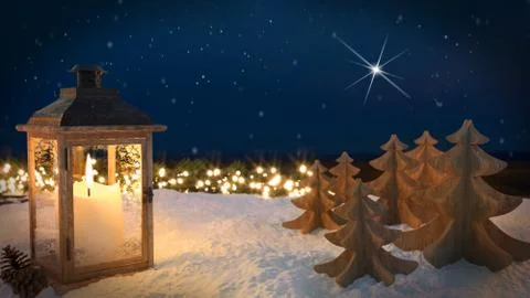 Beautiful christmas background. 3d rendering イラスト素材