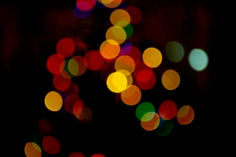 Beautiful christmas bokeh blurred Stock Photos