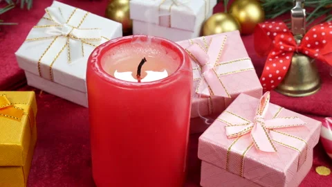 Beautiful Christmas composition Stock Footage 234222095