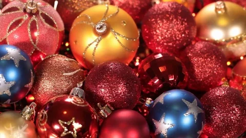 Beautiful christmas decorations Stock Footage 70302907