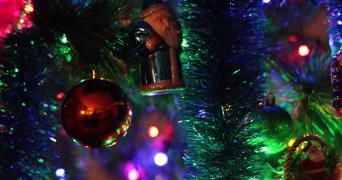 Beautiful Christmas decorations Stock Footage 150510474