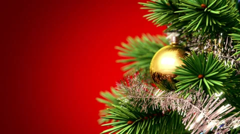 Beautiful Christmas tree background Stock-Footage 33142269