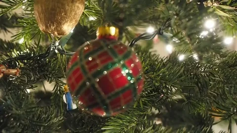Beautiful Christmas Tree Stock Footage 83334172