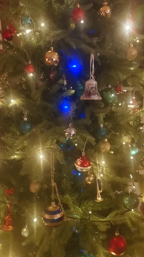 Beautiful Christmas tree Video stock 295143269