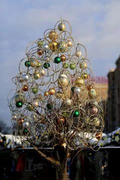 Beautiful Christmas tree Stock Photos