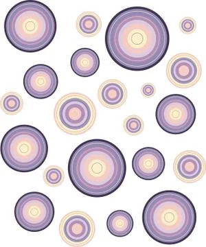 Beautiful circular texture in violet and yellow spectrum-seamless Stock Illustration