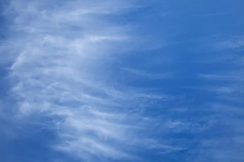 Beautiful cirrus clouds Stock Photos