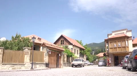 Beautiful city of Mtskheta - Georgia Stock Footage 43344347