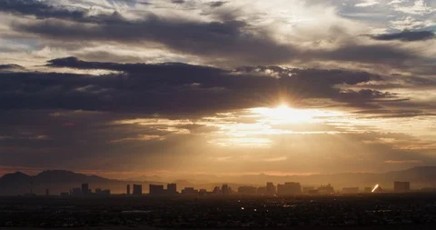 Beautiful cityscape at sunrise Stock Footage 101218029