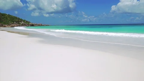 Beautiful clean beach Video stock 106306504
