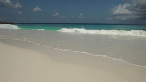 Beautiful clean beach Stock Footage 106541572