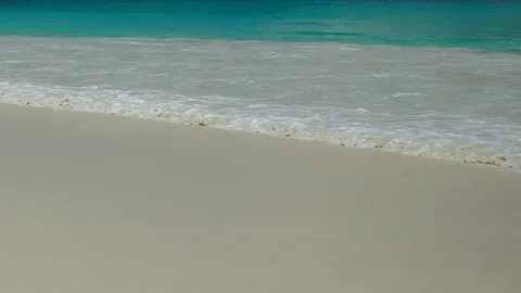 Beautiful clean beach Stock Footage 107616175