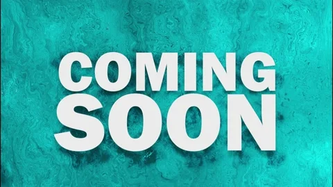 Beautiful clear water 4k loop with text coming soon Stock Footage 227545152