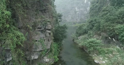 Beautiful Cliffs In Ninh Binh Stock Footage 271214662