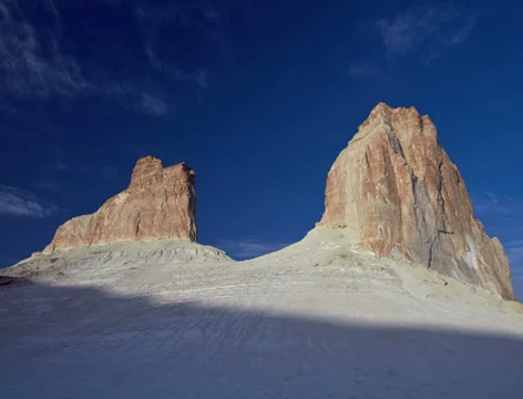 Beautiful cliffs sunset timelapse 2K Stock Footage 38406549