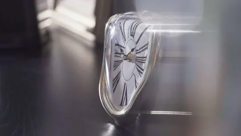 A beautiful clock on the table. Stock Footage 162654863