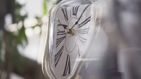 A beautiful clock on the table Stock Footage 162655258