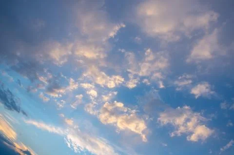 Beautiful cloud in the blue sky Stock Photos