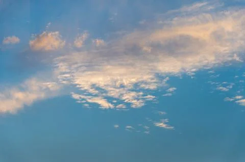 Beautiful cloud in the blue sky Stock Photos