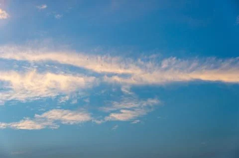 Beautiful cloud in the blue sky Stock Photos