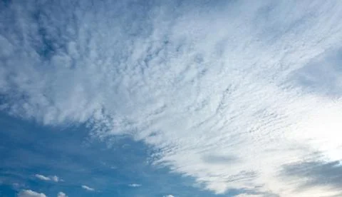 Beautiful cloud in the blue sky Stock Photos