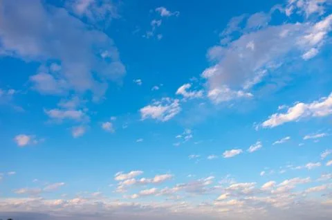 Beautiful cloud in the blue sky Stock Photos