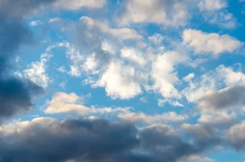 Beautiful cloud in the blue sky Stock Photos