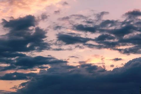 Beautiful cloud composition. Stock Photos
