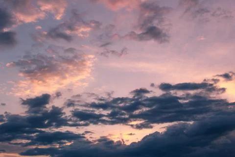 Beautiful cloud composition. Stock Photos
