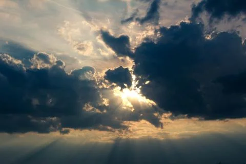 Beautiful cloud composition. Stock Photos