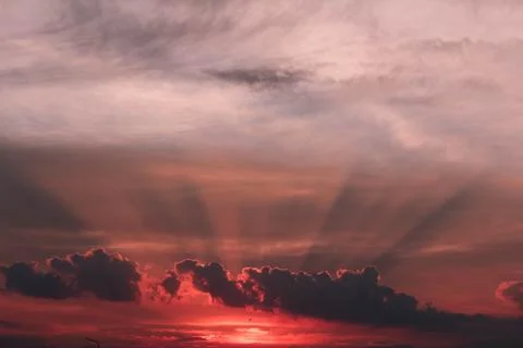 Beautiful cloud composition. Stock Photos