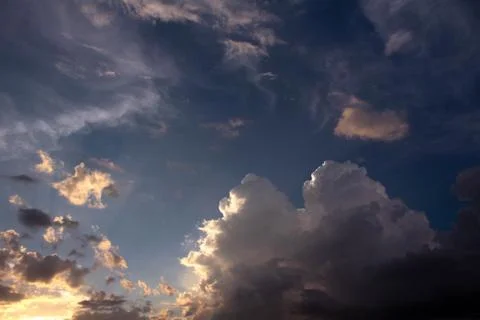 Beautiful cloud composition. Stock Photos