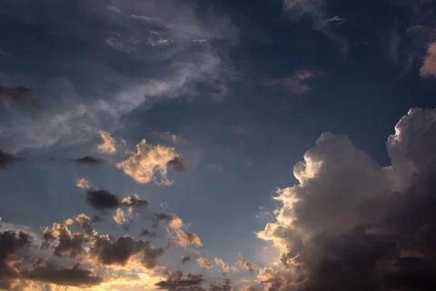 Beautiful cloud composition. Stock Photos