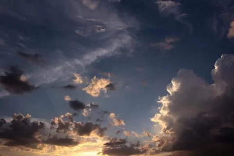 Beautiful cloud composition. Stock Photos