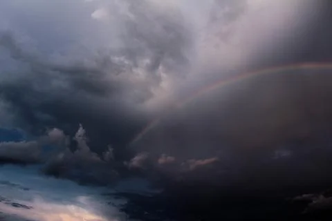 Beautiful cloud composition. Stock Photos