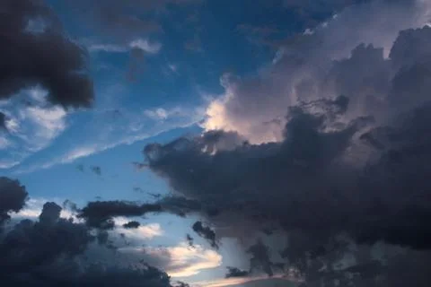 Beautiful cloud composition. Stock Photos