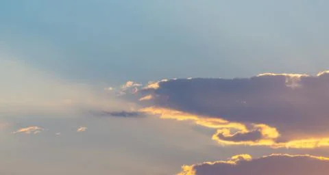 Beautiful cloud during sunset Stock-Fotos