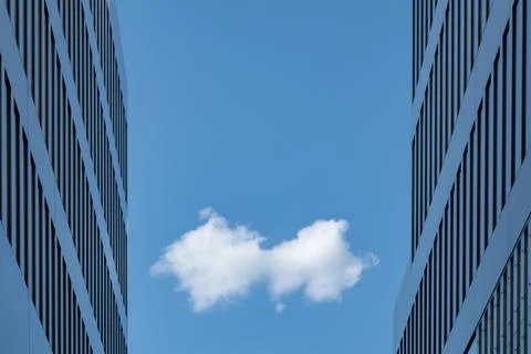 Beautiful cloud floating in the sky Stock Photos