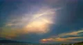 The beautiful cloud flow against the background of sunset 4k or 4k+ Resolution