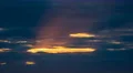 The beautiful cloud flow against the background of sunset. Time lapse 4k or 4k+ Resolution