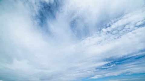 The beautiful cloud flow in the sky. time lapse Stock-Footage 95190533