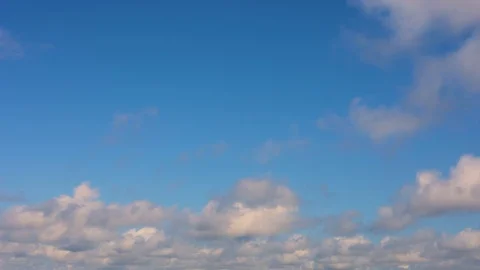 Beautiful cloud flying in blue sky, Stock Footage 117563105