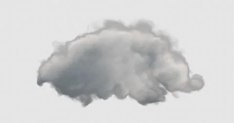 Beautiful Cloud morphing, Seamless Loop, Alpha Channel, 4K Stock Footage 144807212