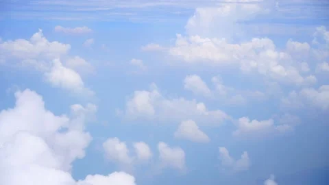 Beautiful cloud with a nice blue sky Stock Footage 142746497