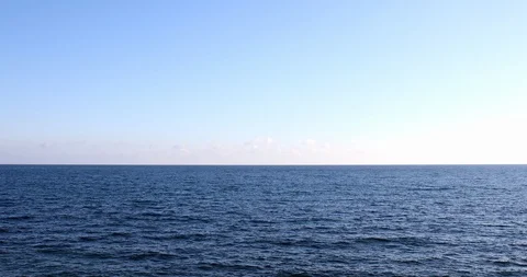 Beautiful cloud sea sky background in clear sunny weather 動画素材 124691103
