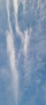 Beautiful cloud in the sky in summer Stock Photos