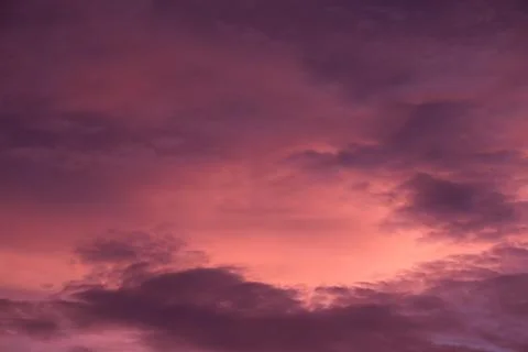 Beautiful cloud in the sky in twilight time. It's cloudy day before raining Stock Photos