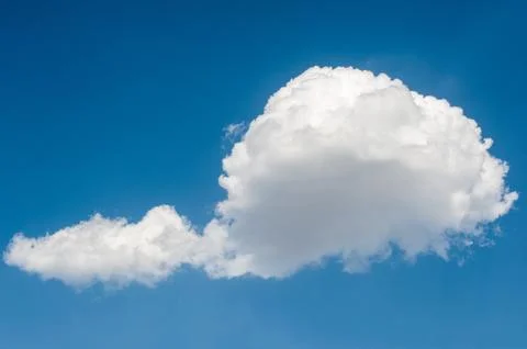 Beautiful cloud like tadpole Foto stock