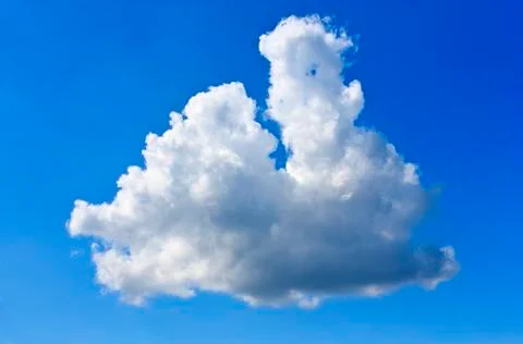 Beautiful cloud of unusual shape Stock Photos